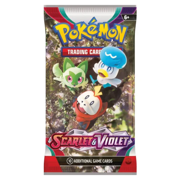 tcgameaustralia (1) POKEMON TCG Scarlet and Violet 1 Single Booster Pack