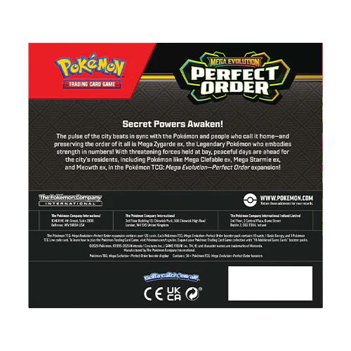 tcgameaustralia (1) Pokemon TCG Mega Evolution Perfect Order Booster Box