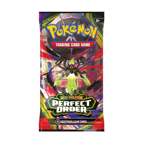 tcgameaustralia (11) Pokemon TCG Mega Evolution Perfect Order Single Booster Pack