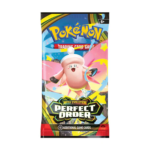 tcgameaustralia (13) Pokemon TCG Mega Evolution Perfect Order Single Booster Pack