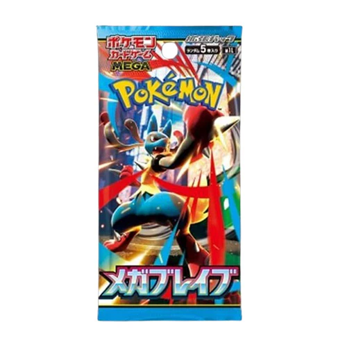 tcgameaustralia (14) Pokemon TCG Mega Brave M1L Single Booster Pack Japanese