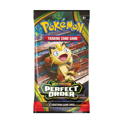 tcgameaustralia (14) Pokemon TCG Mega Evolution Perfect Order Single Booster Pack