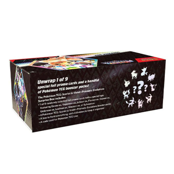 tcgameaustralia (17) POKEMON TCG Scarlet & Violet Prismatic Evolutions Surprise Box