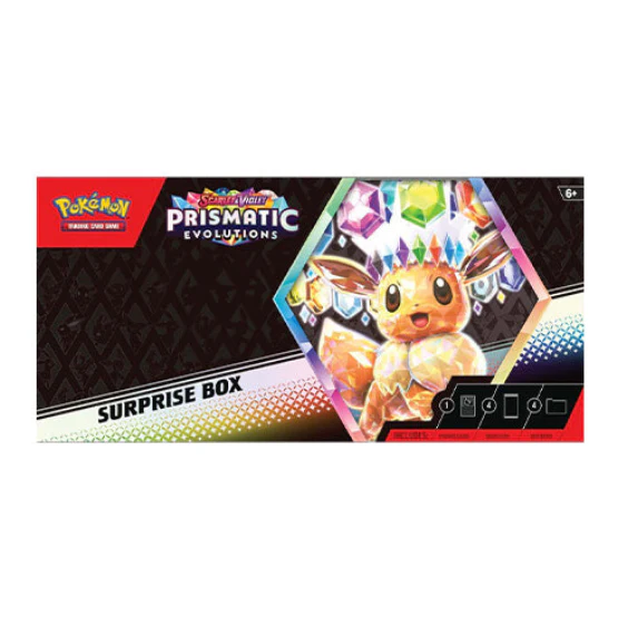 tcgameaustralia (18) POKEMON TCG Scarlet & Violet Prismatic Evolutions Surprise Box
