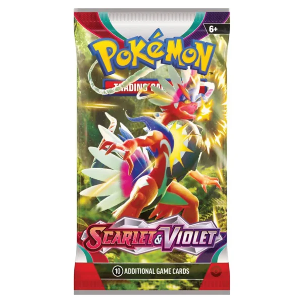 tcgameaustralia (2) POKEMON TCG Scarlet and Violet 1 Single Booster Pack