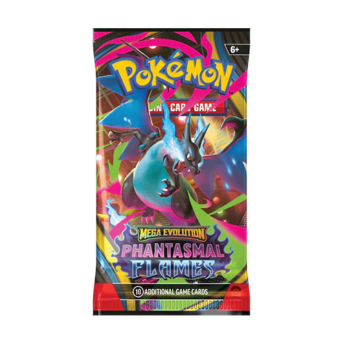 Pokemon TCG Mega Evolution Phantasmal Flames Single Booster Pack