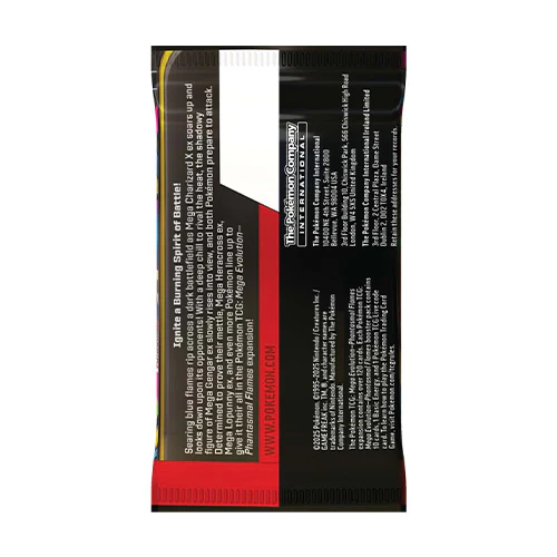 Pokemon TCG Mega Evolution Phantasmal Flames Single Booster Pack