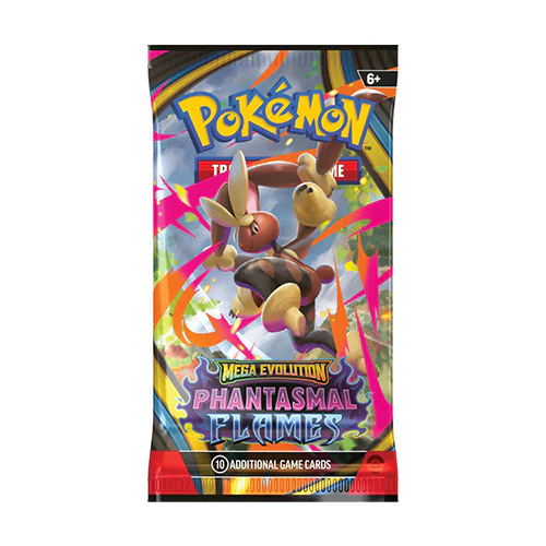 Pokemon TCG Mega Evolution Phantasmal Flames Single Booster Pack
