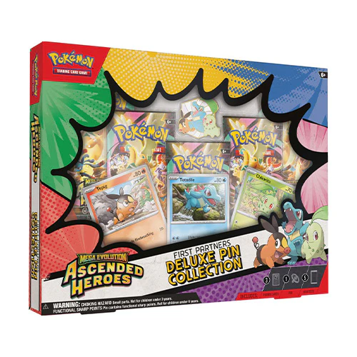Pokémon Mega Evolution—Ascended Heroes First Partners Deluxe Pin Collection | TC Game Australia