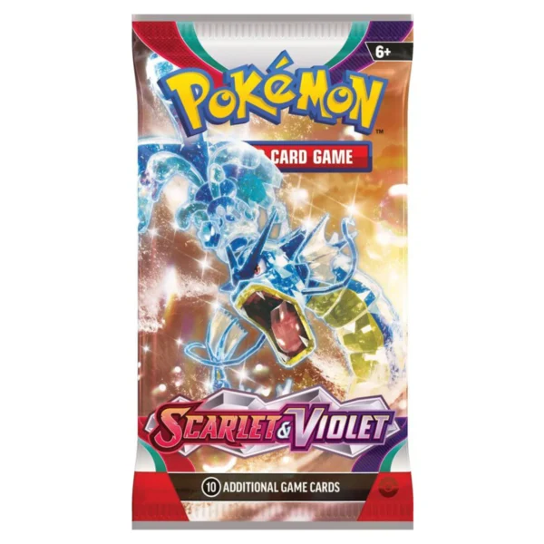tcgameaustralia (3) POKEMON TCG Scarlet and Violet 1 Single Booster Pack