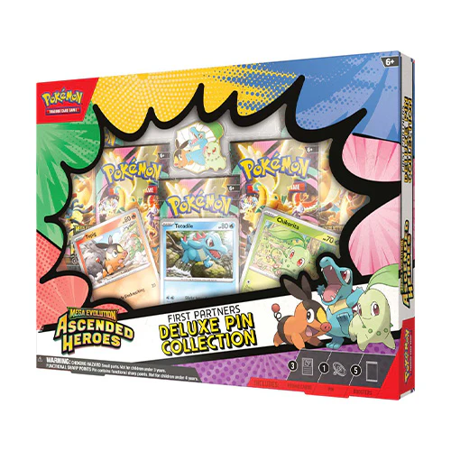 Pokemon TCG Mega Evolution Ascended Heroes First Partners Deluxe Pin Collection