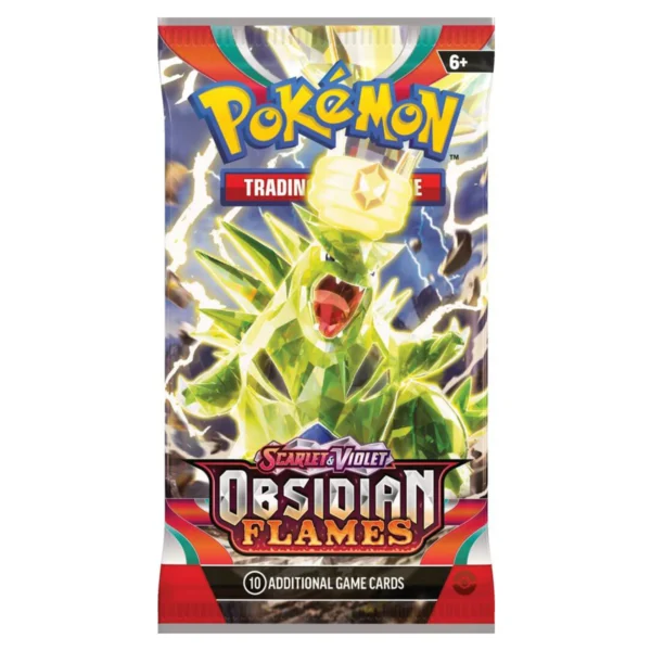 tcgameaustralia (4) POKEMON TCG Scarlet & Violet Obsidian Flames Single Booster Pack