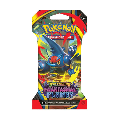 Pokemon TCG Mega Evolution Phantasmal Flames Hanging Blister Pack