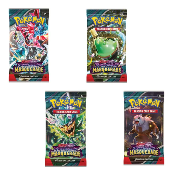 POKEMON TCG Scarlet & Violet Twilight Masquerade Single Booster Pack