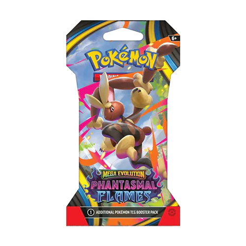 Pokemon TCG Mega Evolution Phantasmal Flames Hanging Blister Pack