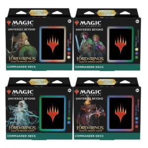Magic The Lord of the Rings: Tales of Middle-Earth Commander Decks (Set of 4)
