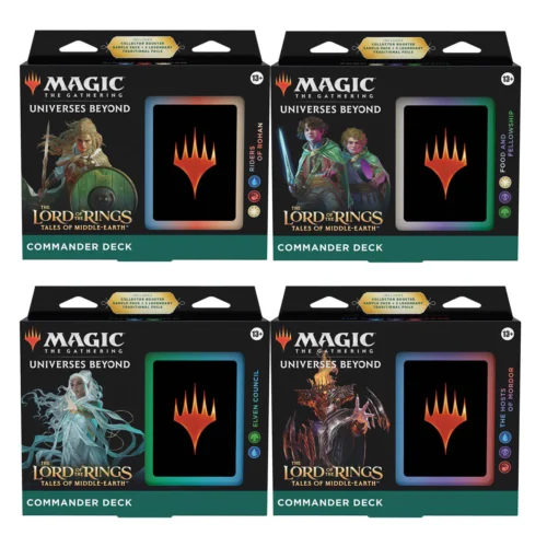 tcgameaustralia (95) Magic The Lord of the Rings: Tales of Middle-Earth Commander Decks (Set of 4)
